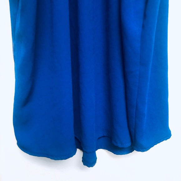 Blue Flowy Spaghetti Strap Top - Picture 4 of 6